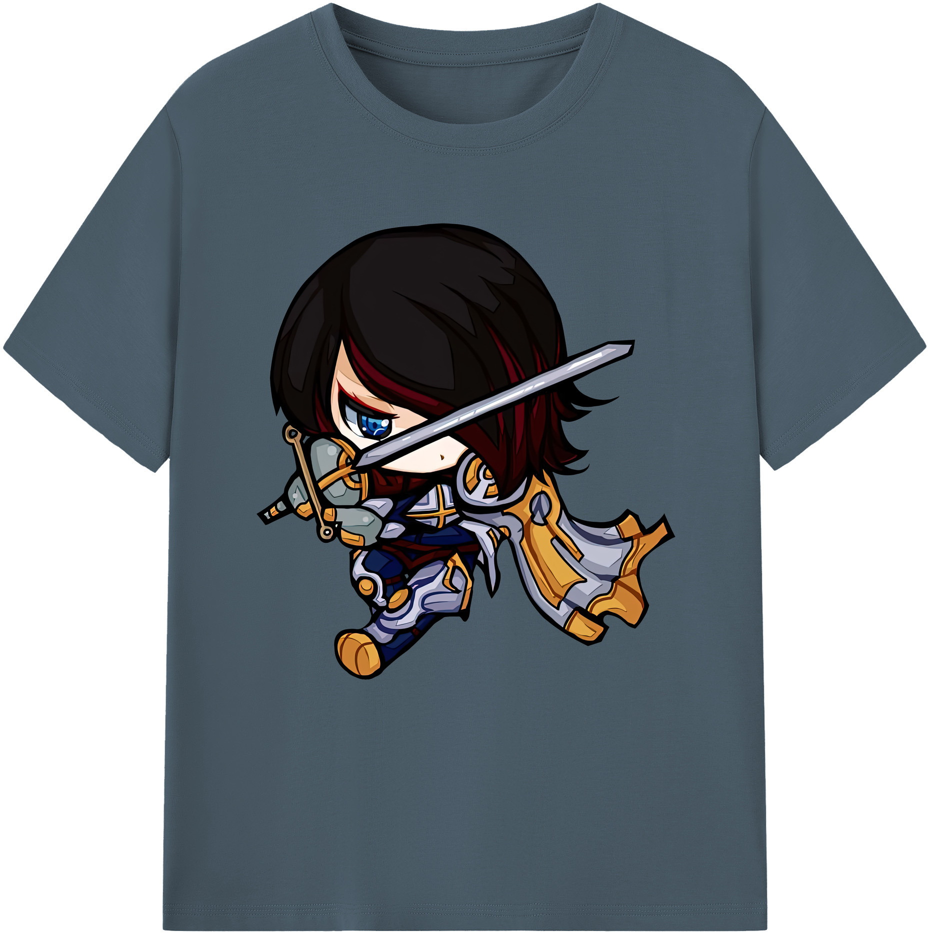 リーグ・オブ・レジェンド League of Legends LOL 綿100％半袖Tシャツ（フロントプリント）